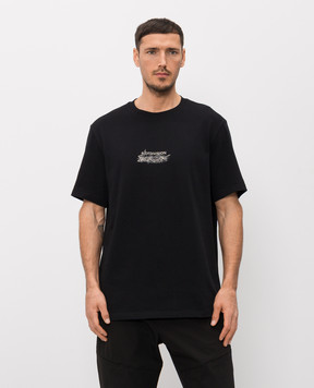 Riotdivision Black Plague T-shirt with print RDPLGDWNTS