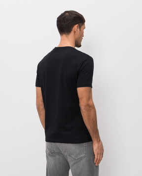 Trussardi Black T-shirt with logo print G0568000127NMTS14J02