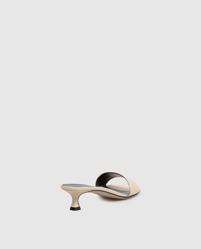 The Row Beige leather mules F1825SL1