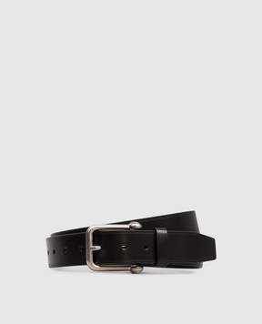 Ann Demeulemeester Marin Archive black leather belt B0013677LT128