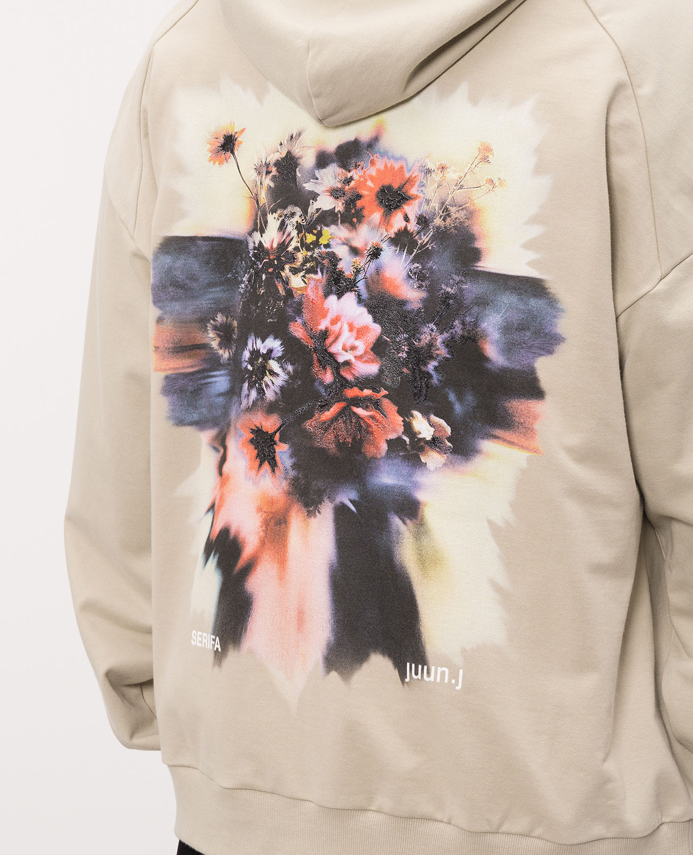 Khaki printed hoodies Juun.j 5