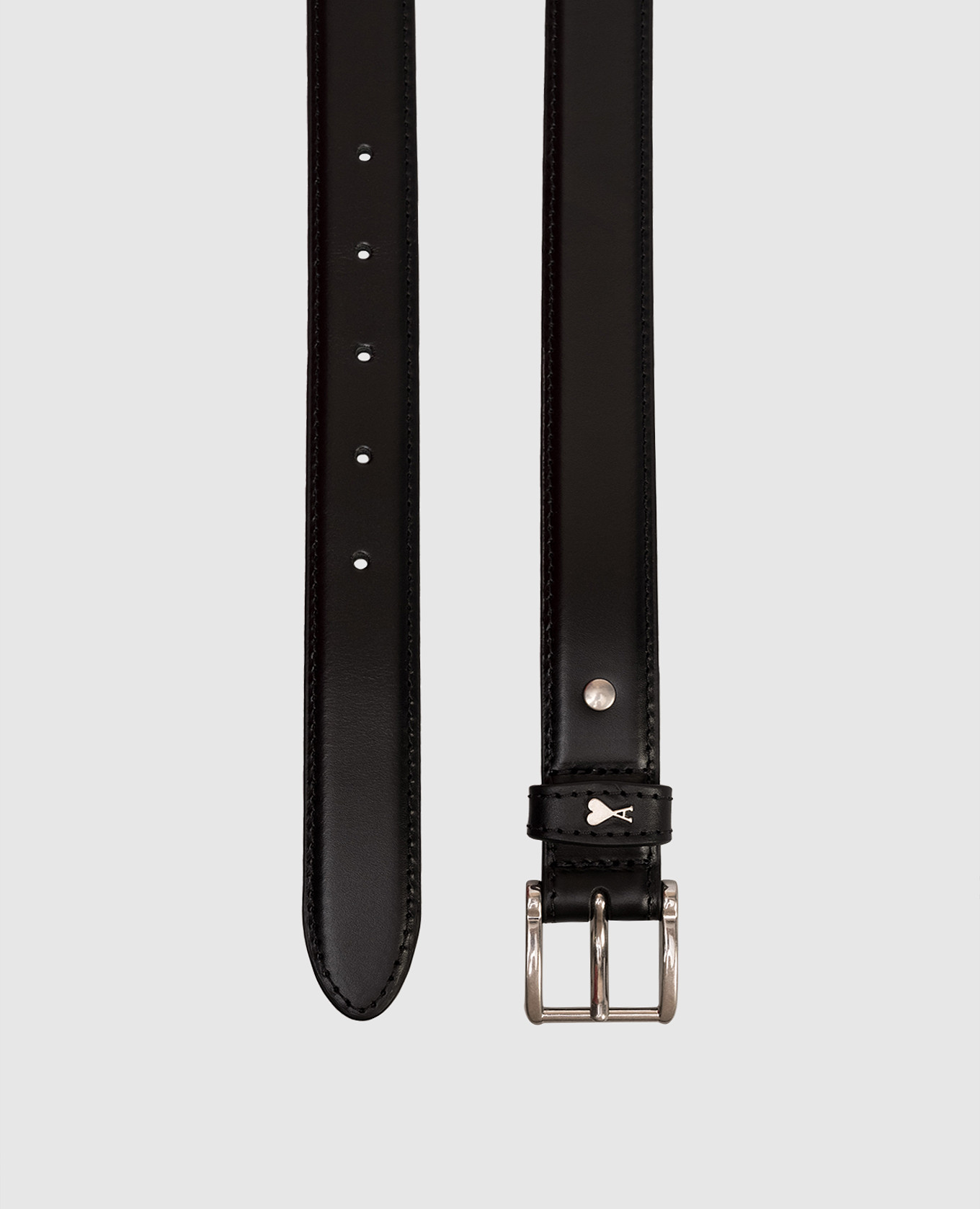 

Black leather belt Paris Ami Paris