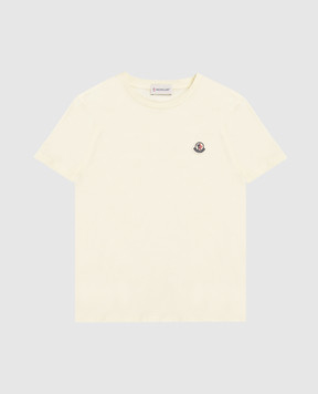 Moncler ENFANT Children's set of T-shirts with logo patch L19548C0003489AT9
