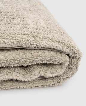 L'appartement Texture terry towel, khaki TEXTURECOTTONBATHSHEET