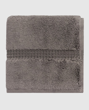 Hamam PERA grey terry face towel PERAWASHCLOTH