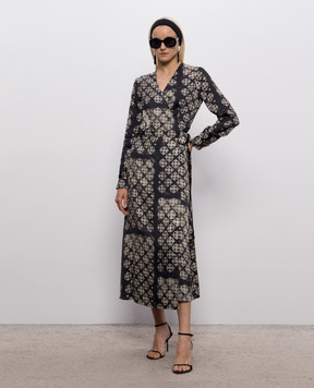 Momoni Black dress with a scent of Eirna MODR04206MO