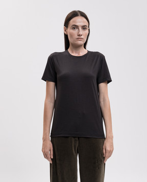 Marco Pescarolo Black wool T-shirt AMATAD54Y04