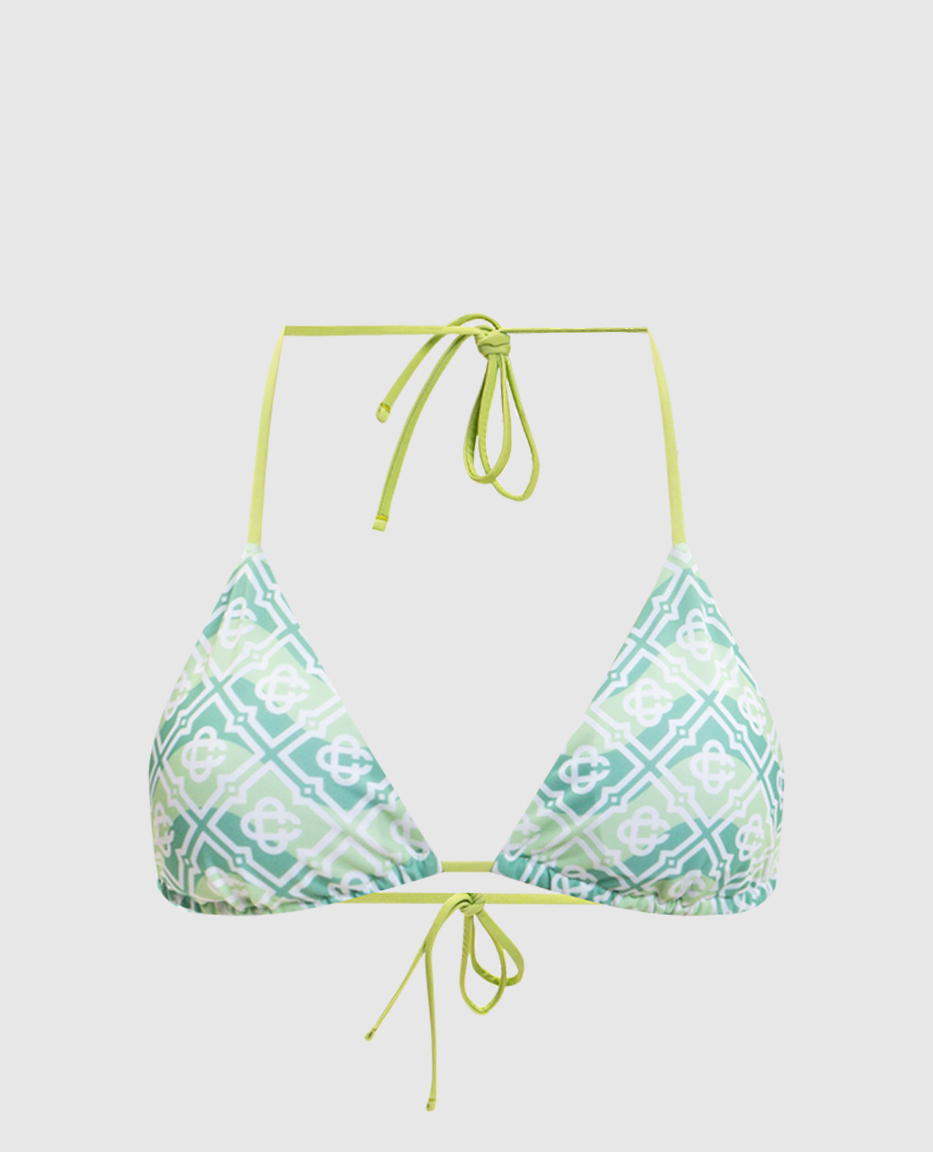 

Green printed swimsuit bodice Casablanca