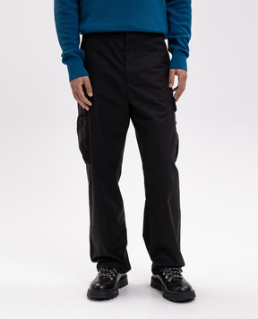 Moncler Black cargo with logo L20912A00039599T0