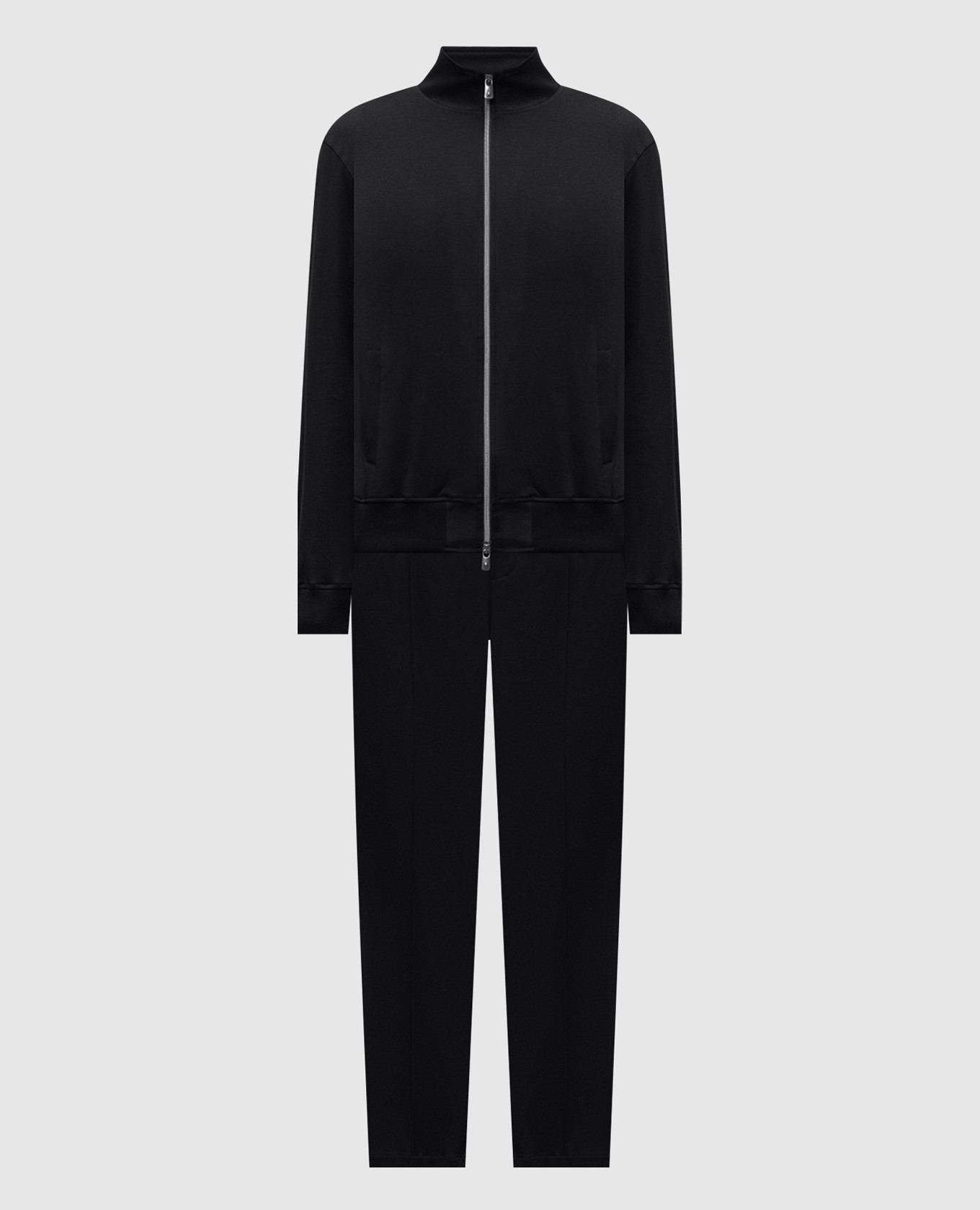 

Black tracksuit with logo plate CAPOBIANCO