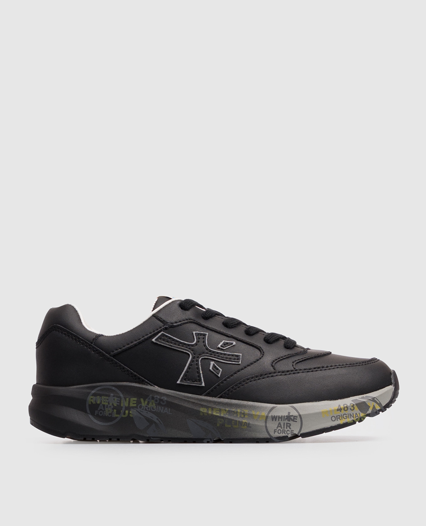 Children's black leather Demi sneakers Premiata