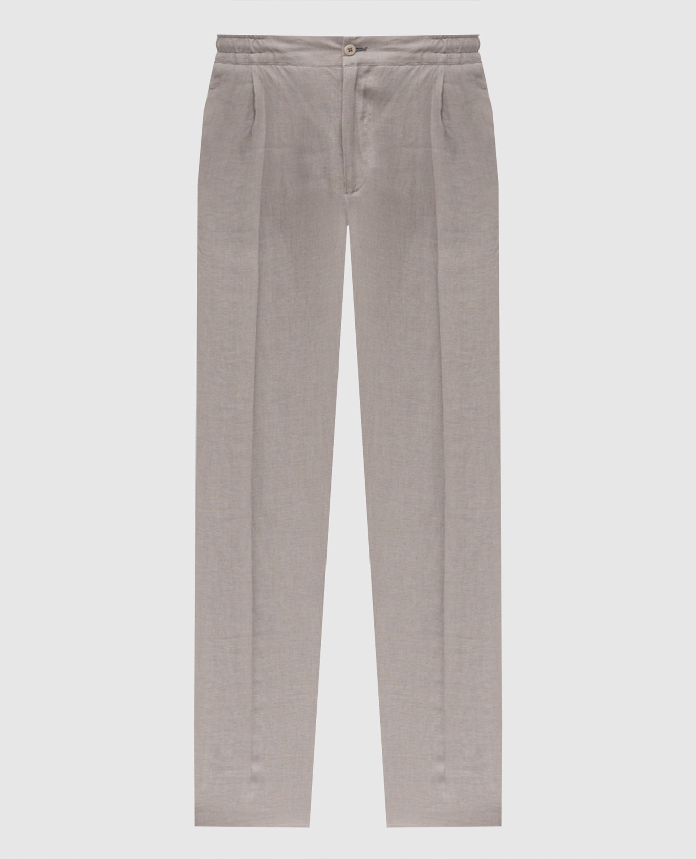 Gray linen pants