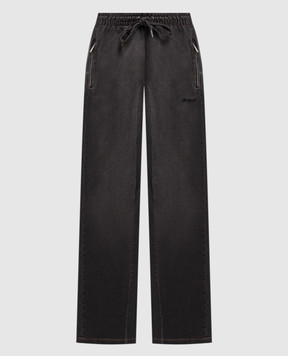 Off-White Grey denim effect trousers 44MCH05CS26D002