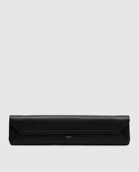 Balmain Black leather clutch HN0LI099LMRK