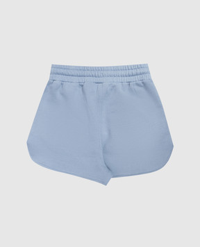 Off-White Children's blue shorts with Off print 44GCI001S26F001