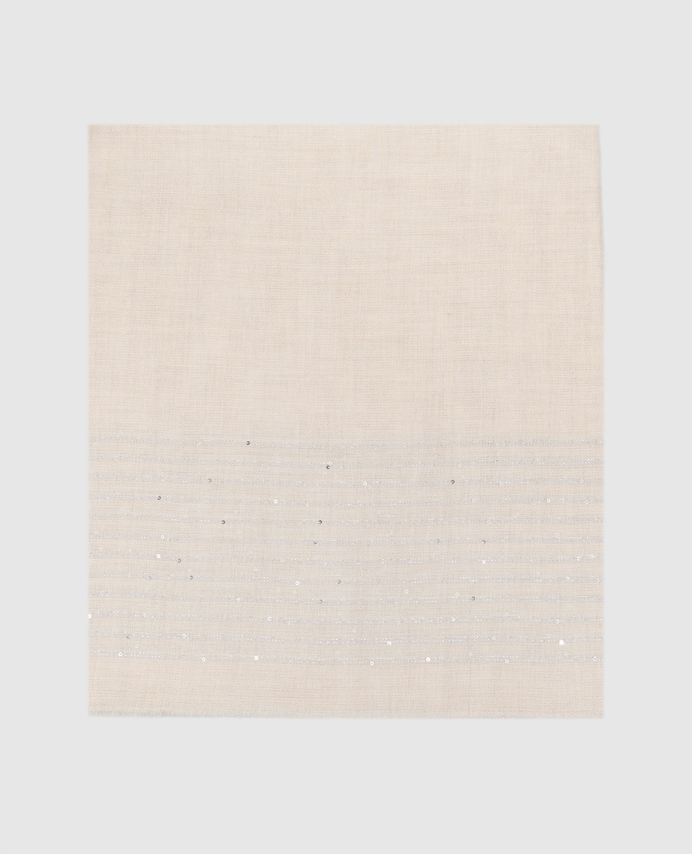 Beige wool stole