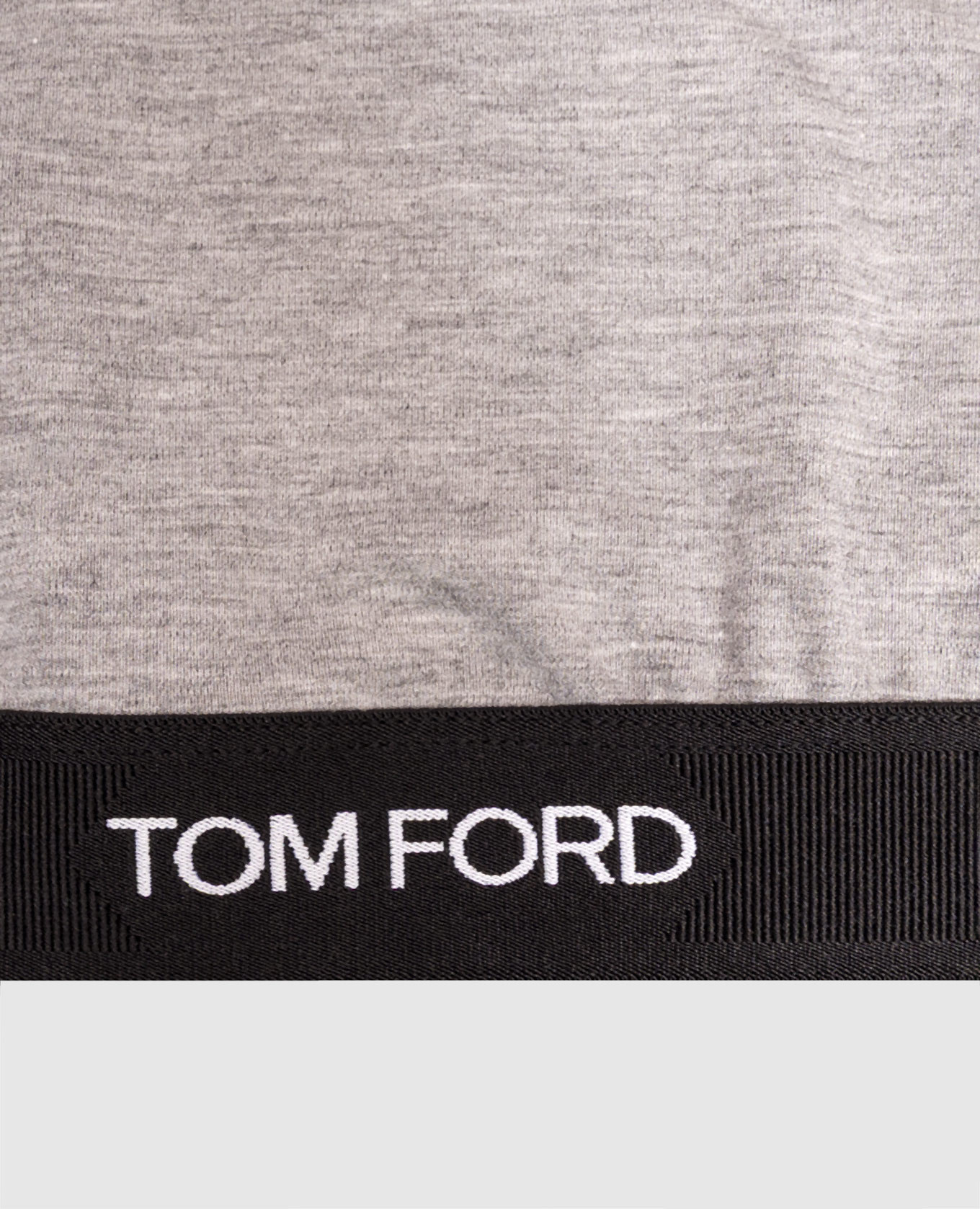 Gray top with logo Tom Ford 3