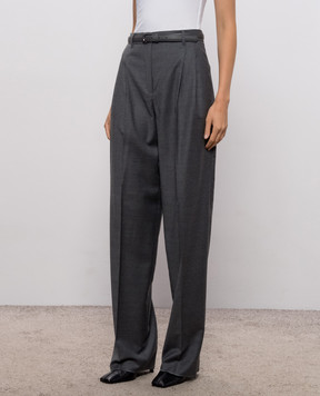 Max Mara Gray wool pants LAGO MSTLAGO