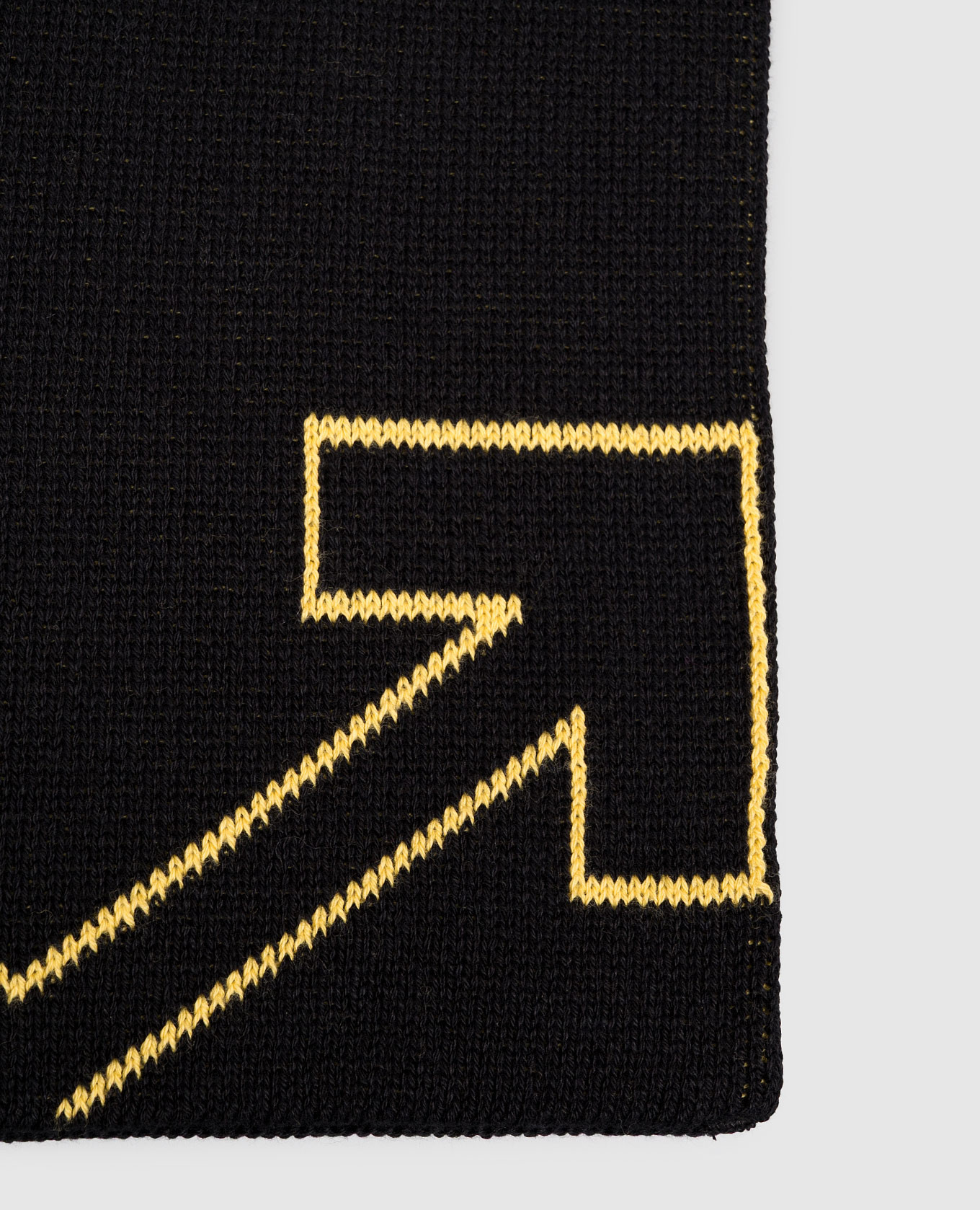 Children's black scarf with logo Off-White 2