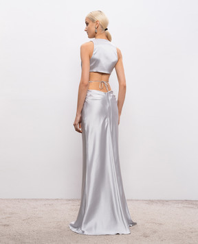 Mach&Mach Gray maxi dress CD509SE21