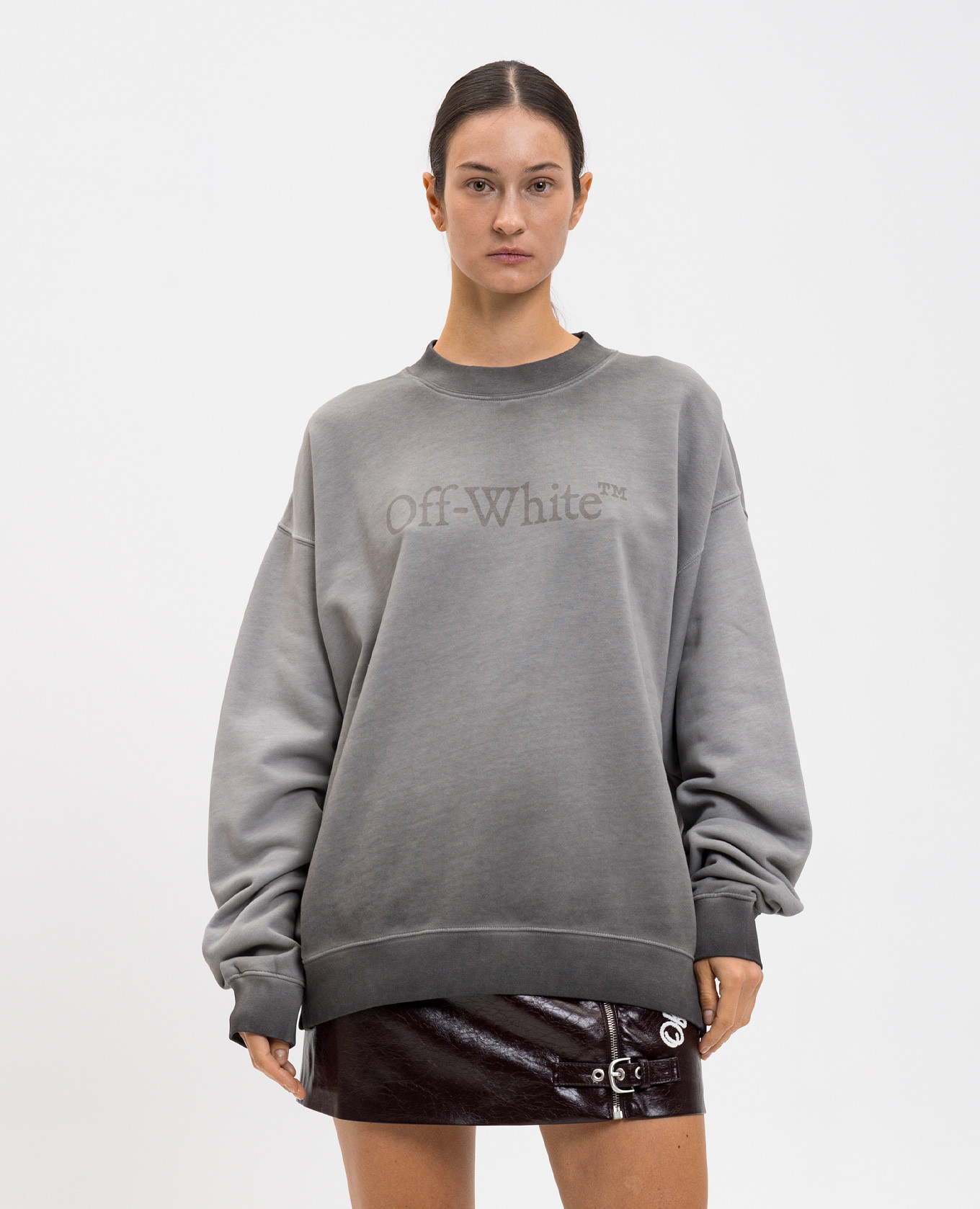 

Grey sweatshirt with logo Off-White