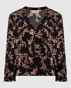 Twinset Black printed blouse 262TP2441