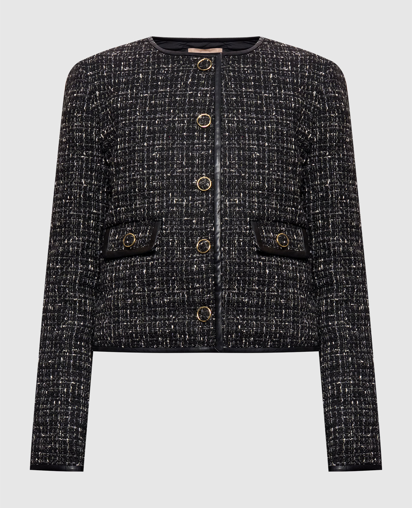 Black tweed jacket Twinset