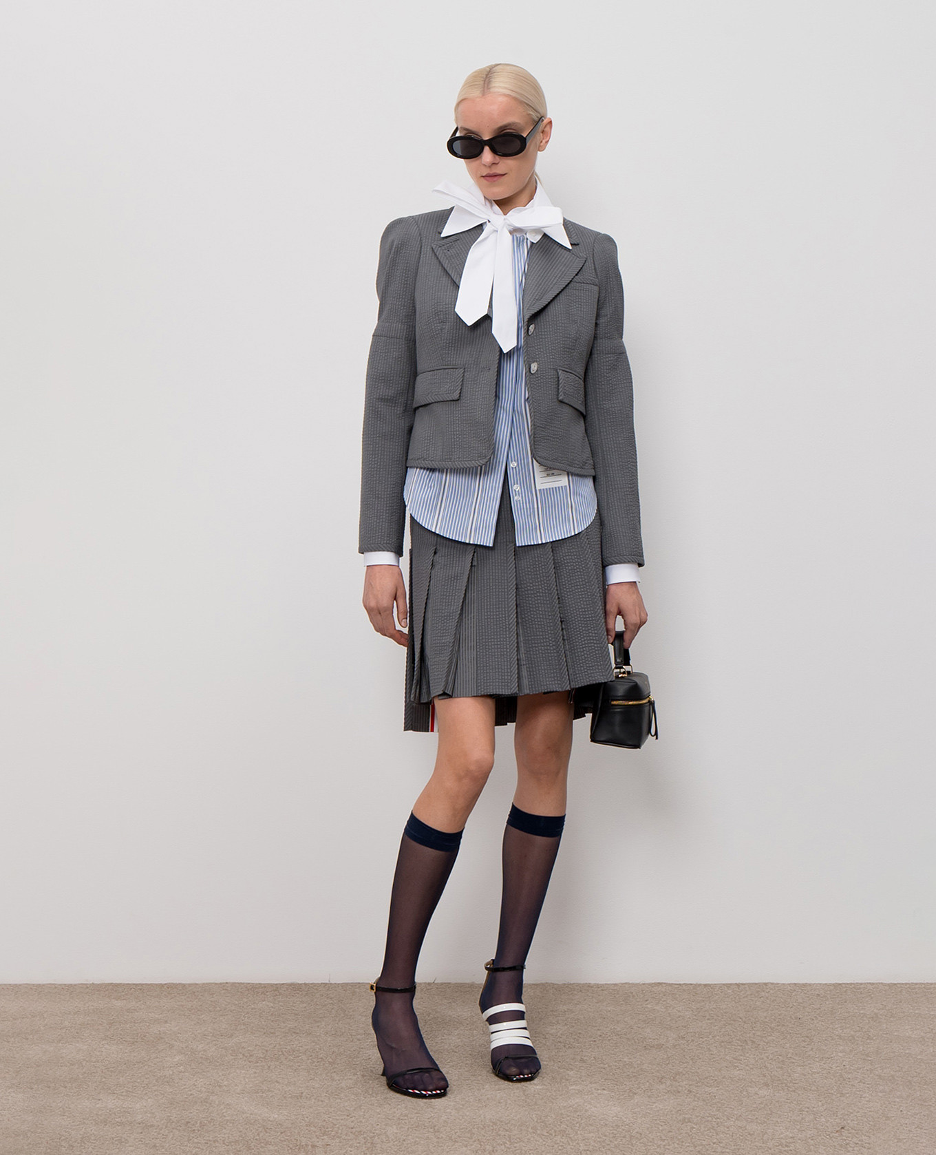 

Blue striped shirt Thom Browne, Light blue