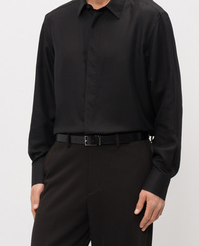 Tom Ford Black leather belt TB325LCL601S