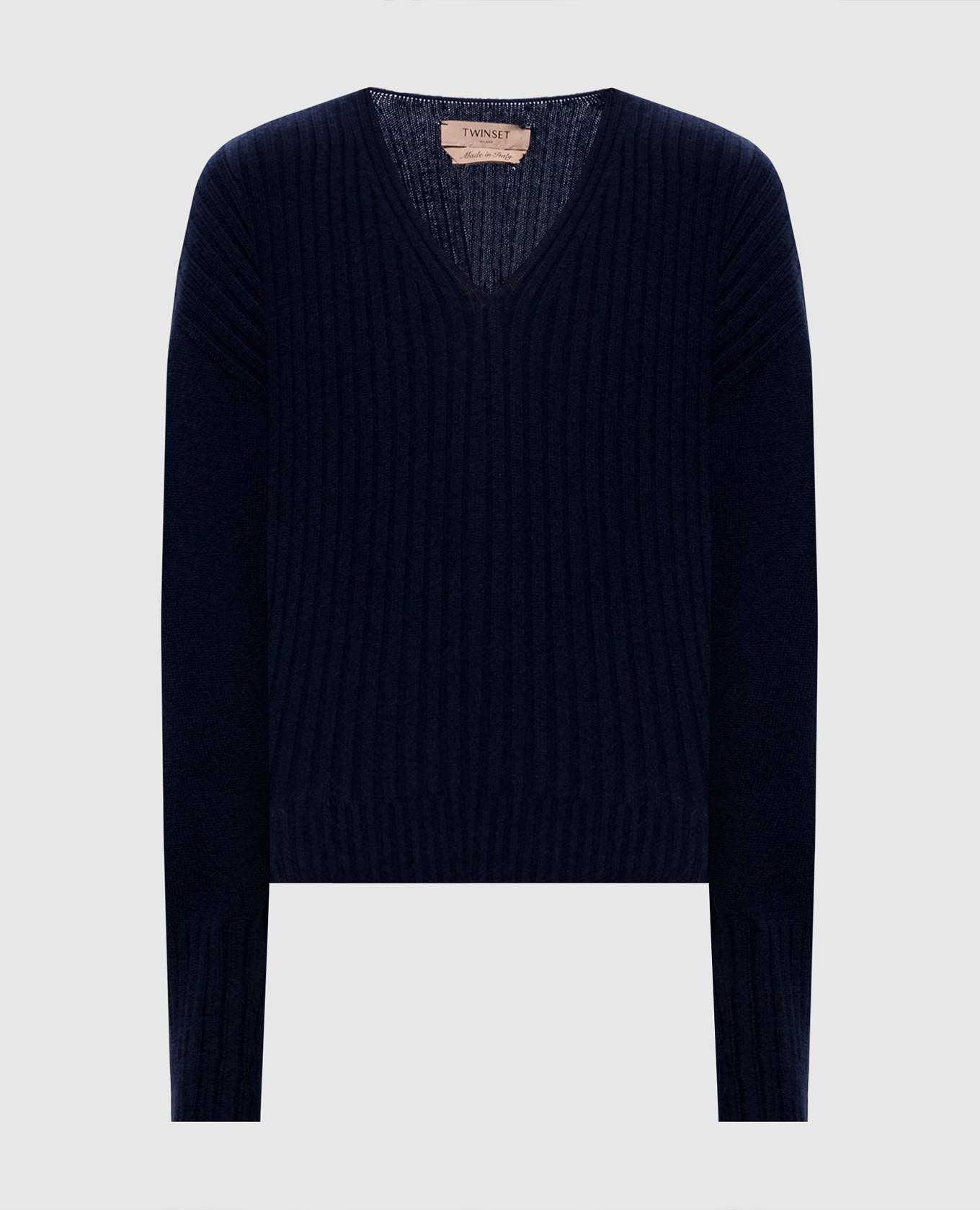 Blue cashmere pullover Twinset