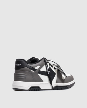 Off-White Out Of Office leather sneakers with logo print M189C9L013