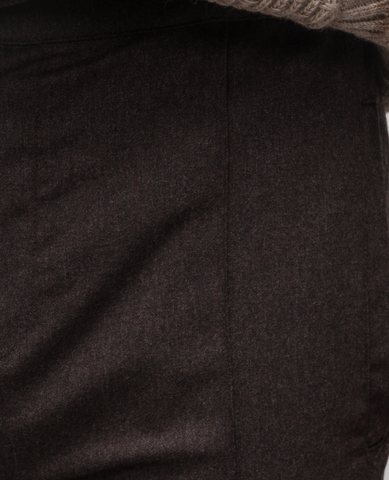 

Brown tapered wool and cashmere pants Doriani Cashmere