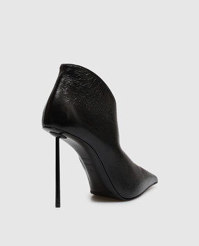 Le Silla Black leather shoes FUTURA 4153G100BXPPCAM