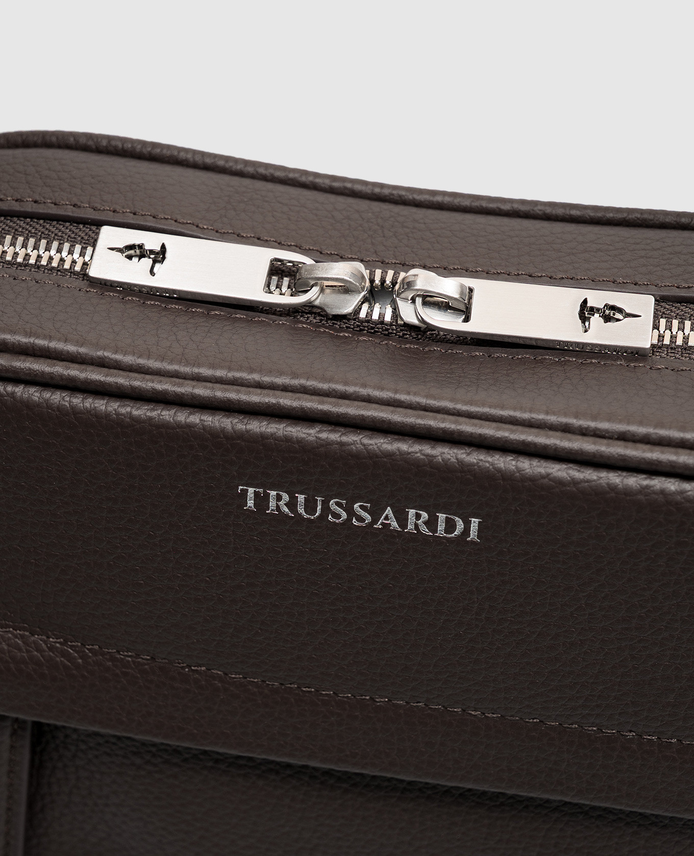 Brown leather bag Trussardi 4