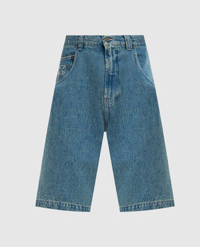 Vetements Blue denim Bermuda shorts ME76DP094N1