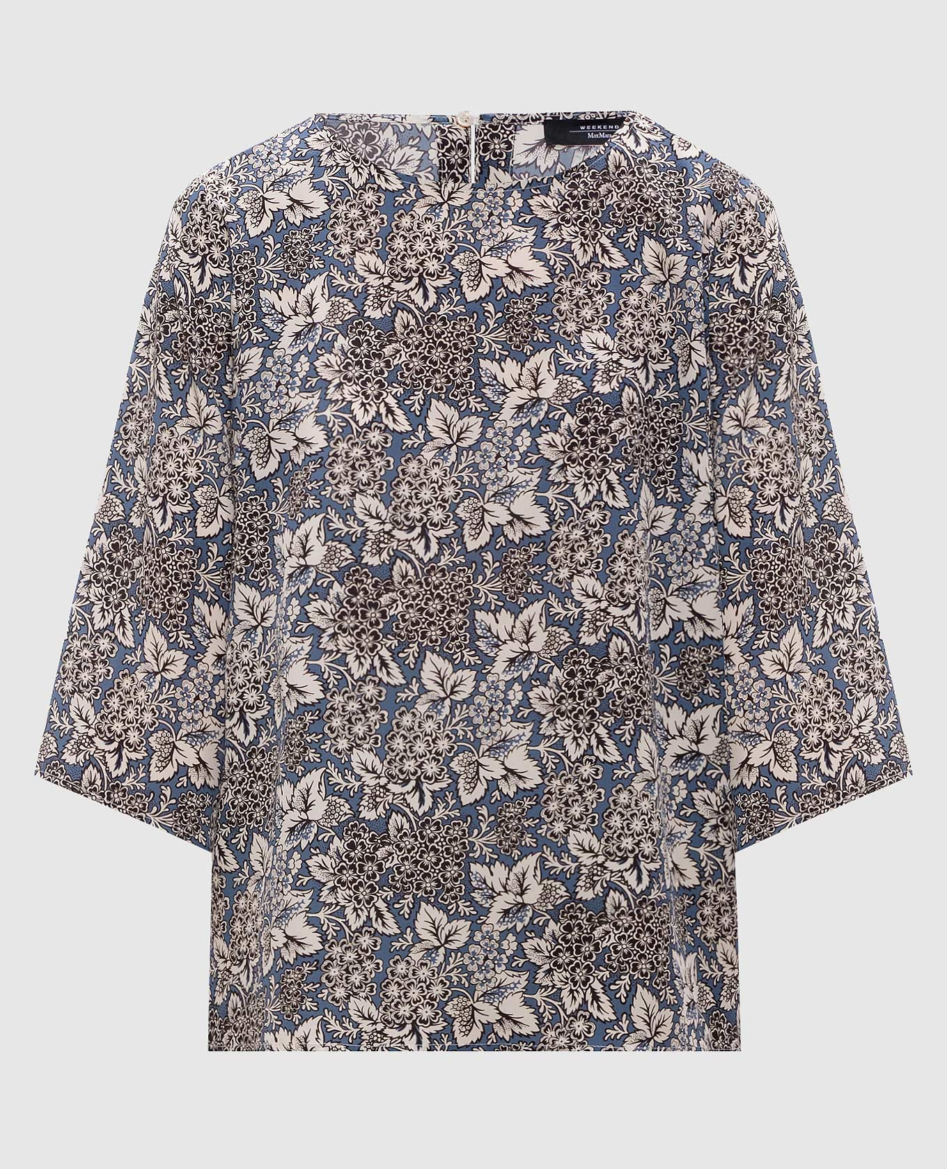 

Floral print silk blouse Max Mara Weekend, Blue