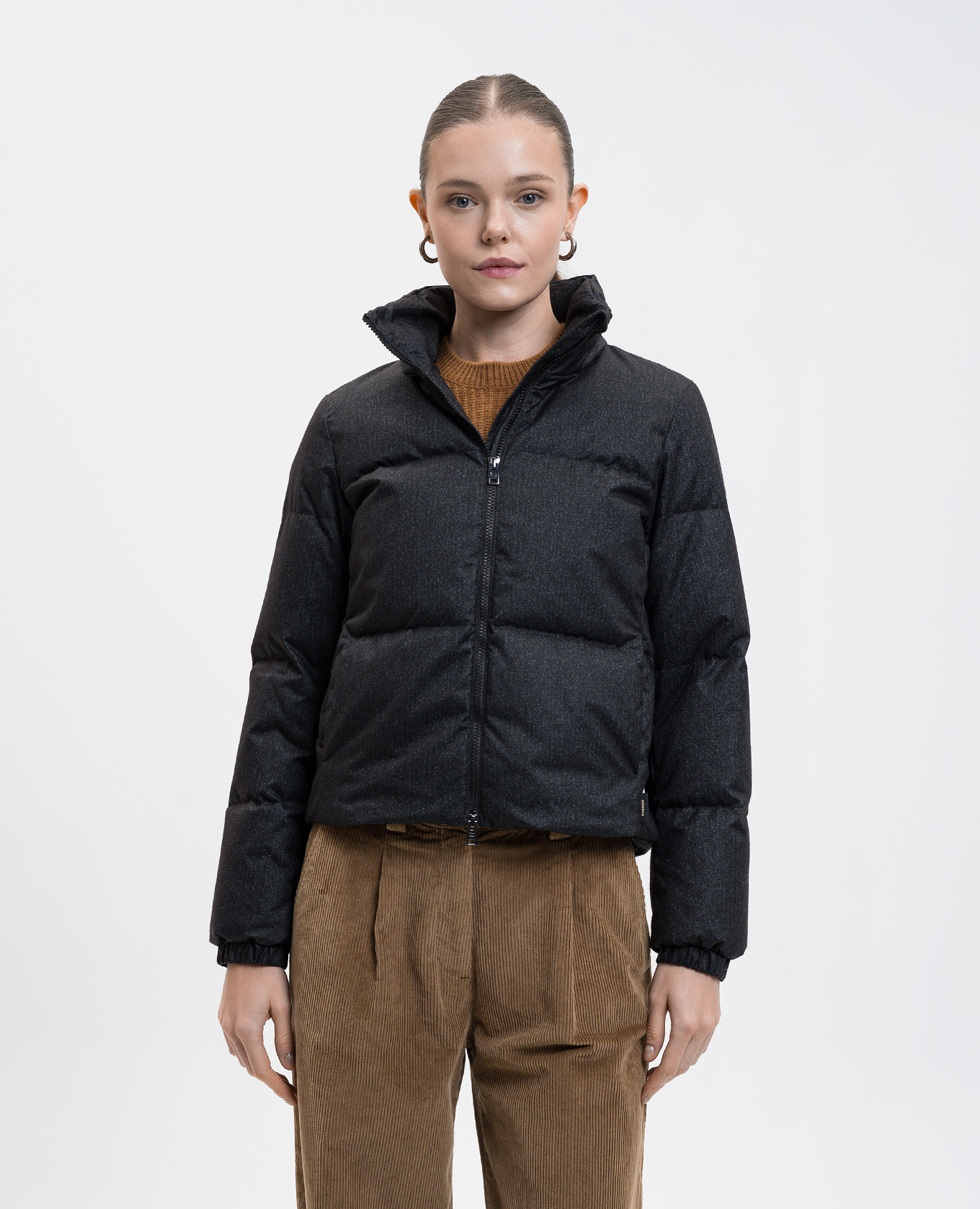 

Green patterned down jacket Woolrich