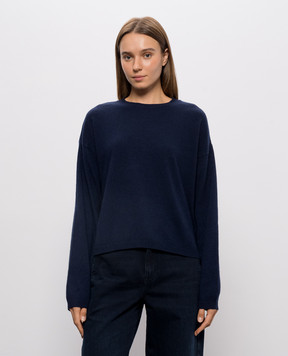 Woolrich Blue sweater with wool CFWWKN2044FRUF0574