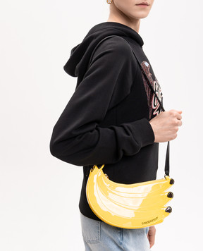 Casablanca Yellow patent leather bag ASS26BAG18301