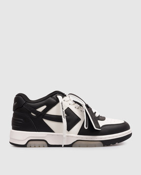Off-White Out Of Office leather sneakers with contrast logo OWIA259C99LEA006