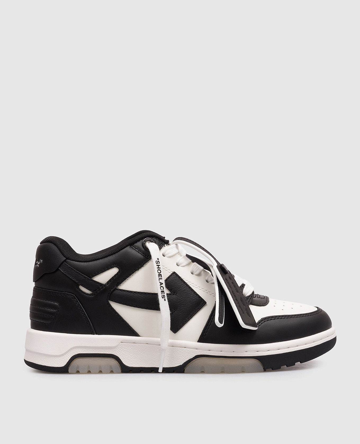 Out Of Office leather sneakers with contrast logo