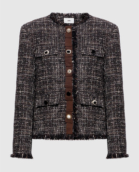 Solotre Black tweed jacket M1AC0094