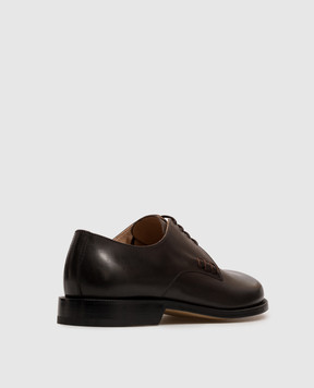 JW Anderson Brown leather derby shoes LU0001LA0391