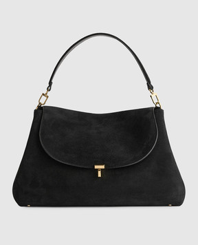 Toteme Black suede bag 261WAL0096LE0004