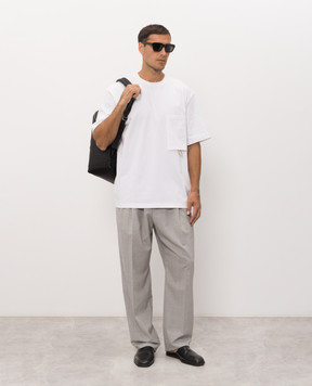 Bottega Veneta Gray wool pants 859298V6O60