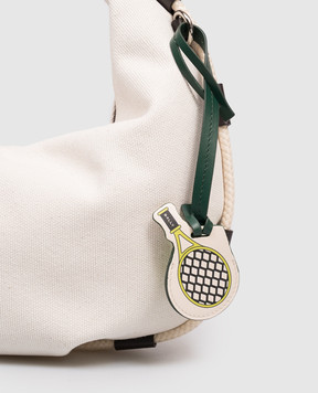 Bally Green leather keychain for Airbag bag MLO053VT852