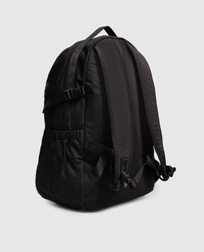Palm Angels Black backpack with logo print PMNB02IS26FAB001