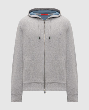 ISAIA Grey melange sports jacket MFRI18J0300