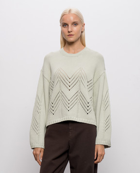 Twinset Green wool sweater 262TP3191
