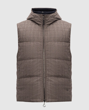 Stefano Ricci Reversible down vest with emblem MZJ6300070W0007V